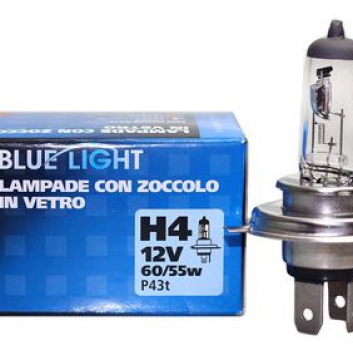 Галогеновая лампочка "BLUE LIGHT" H4 12V 60/55W