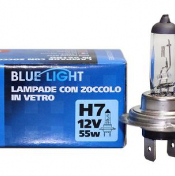 Галогеновая лампочка "BLUE LIGHT" H7 12V 55W