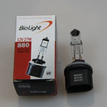Галогеновая лампочка H27(880) 12V 27W Clear Biolight Box