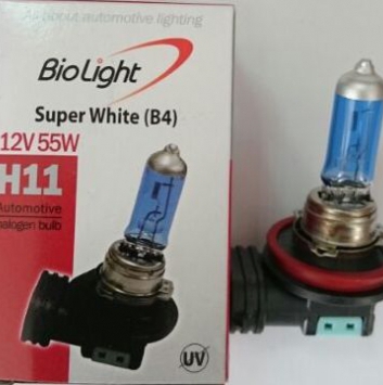 Галогеновая лампочка S/W(B4) H11 12V 55W Biolight Box