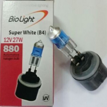 Галогеновая лампочка S/W(B4) H27(880) 12V 27W Biolight Box