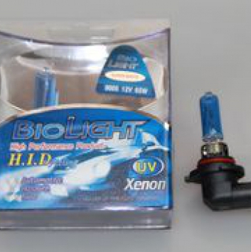 К-т галогеновых лампочек 9005 12V 65W S/W(B4) Biolight CASE (2шт)
